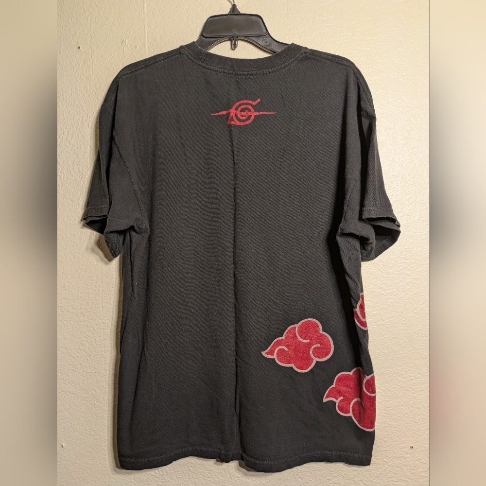 Naruto Black and Red Graphic Men's Shirt Size Xl Pre-owned Ripple Function - Picture 2 of 5